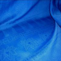 Coton pique bleu roi 3 