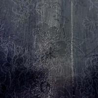 Coton polyester raye bleu gris fondu 3