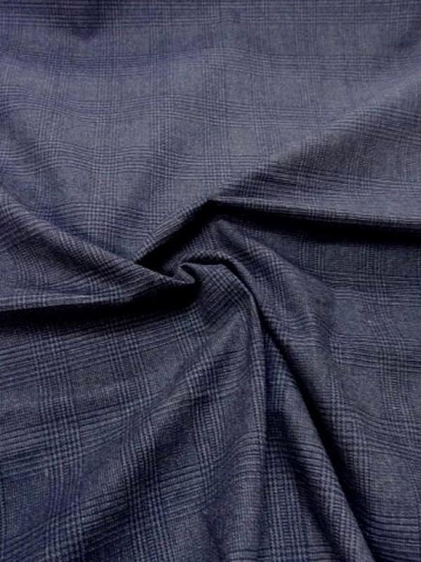 Coton prince de galles bleu marine 1 