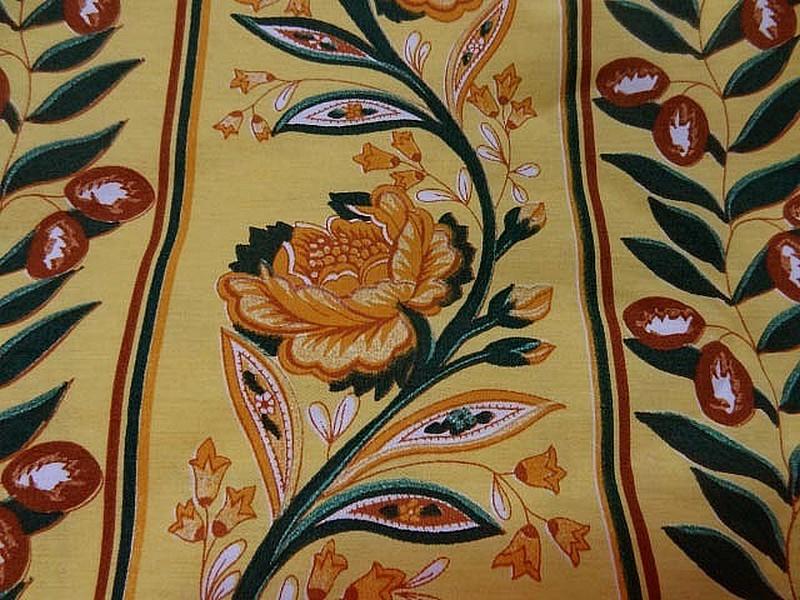 Coton provencal jaune paille 2