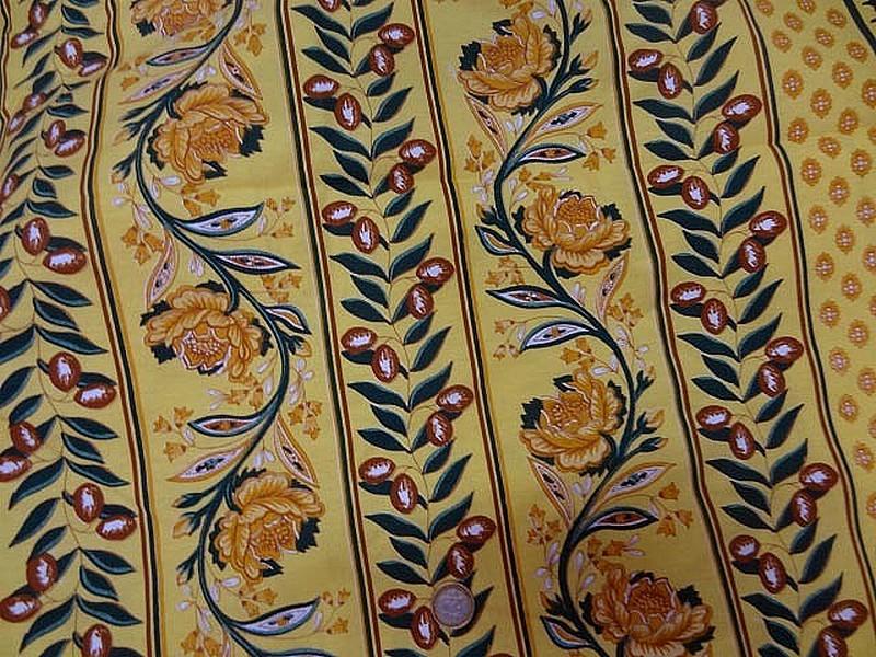 Coton provencal jaune paille 3