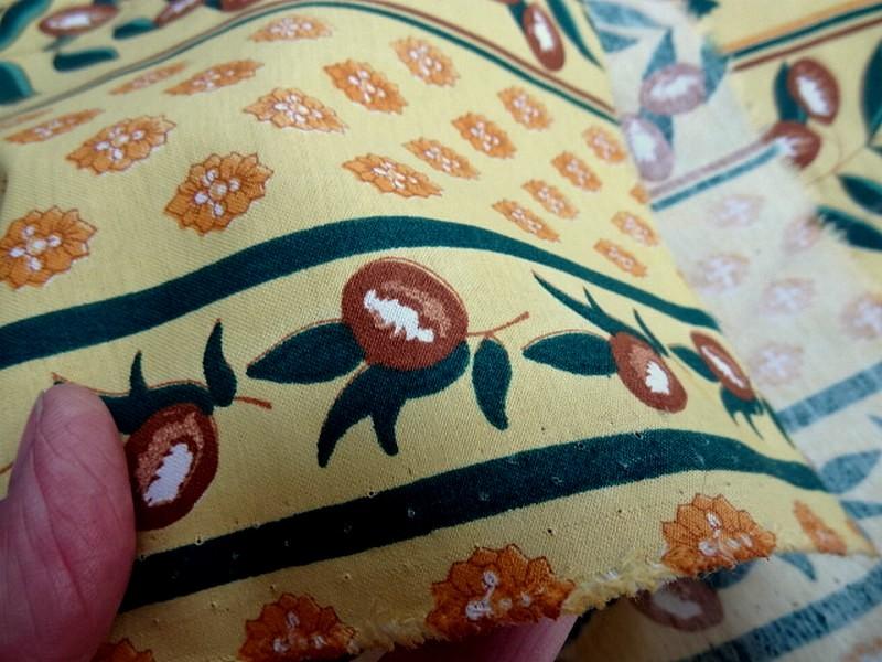 Coton provencal jaune paille 4