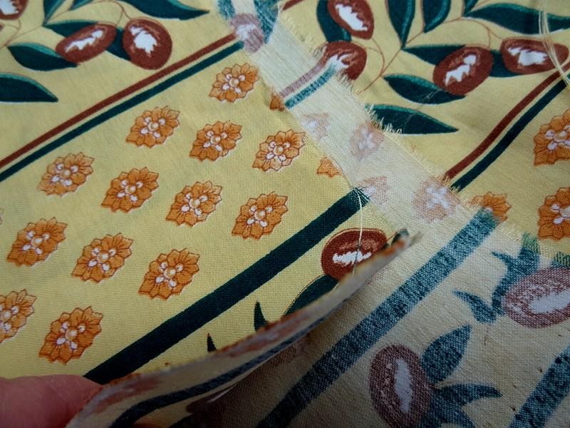 Coton provencal jaune paille 5