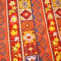 Coton rouge motifs rayures amerindiennes 1