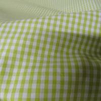 Coton vichy blanc et pistache 2 