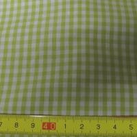 Coton vichy blanc et pistache 3 
