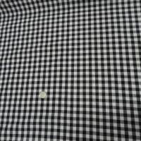 Coton vichy noir blanc en coton 3