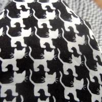 Coton viscose blanc noir p tits chats 3