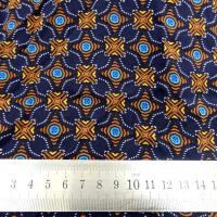 Coton viscose bleu nuit motif lumineux 1