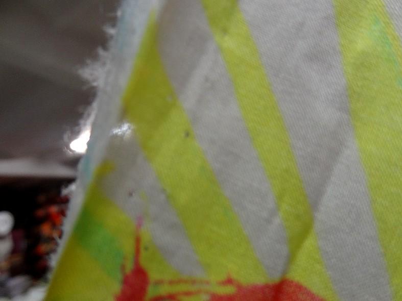 Coton viscose fleurs d hibiscus teinte fluo 4