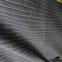 Coton viscose fond jean chambray fines rayures ombrees 4