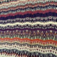 Coton viscose frises africaines prune et feu 1 