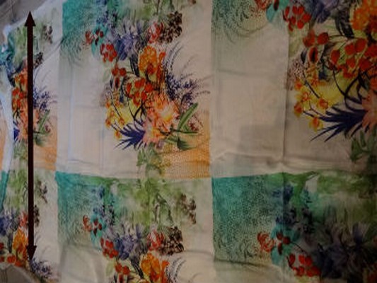 Coton viscose grand patchwork fleuri 01