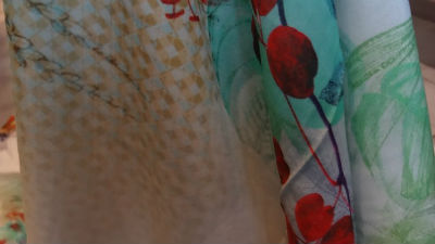 Coton viscose grand patchwork fleuri 05