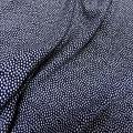 Coton viscose imprime nuit pois pointille 2 