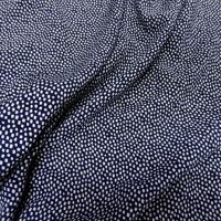 Coton viscose imprime nuit pois pointille 2