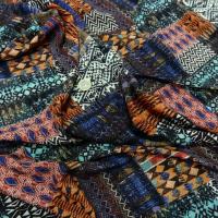 Coton viscose imprime patchwork9