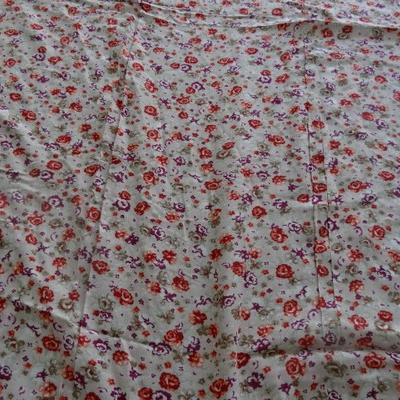 Coton viscose liberty violet rose orange 1 