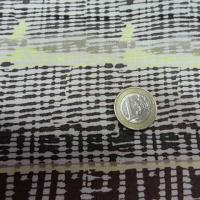 Coton viscose motif rayures abstraites 