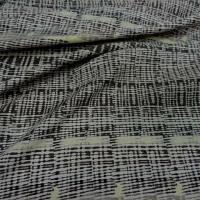 Coton viscose motif rayures abstraites 2