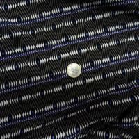 Coton viscose noir jeu de lumiere ethnique 2 