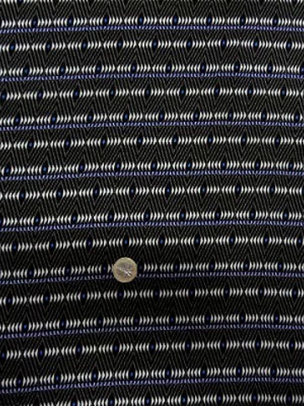 Coton viscose noir jeu de lumiere ethnique 3