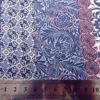 Coton viscose orient bleu cerule 1