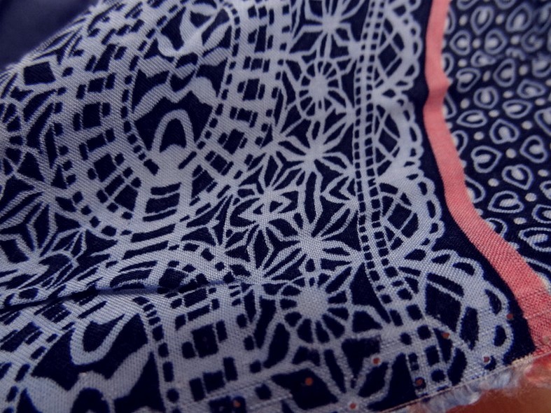 Coton viscose orient bleu cerule 2