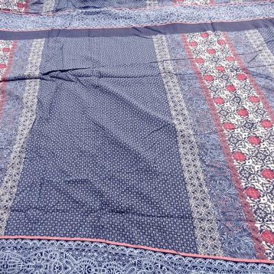 Coton viscose orient bleu cerule 5 