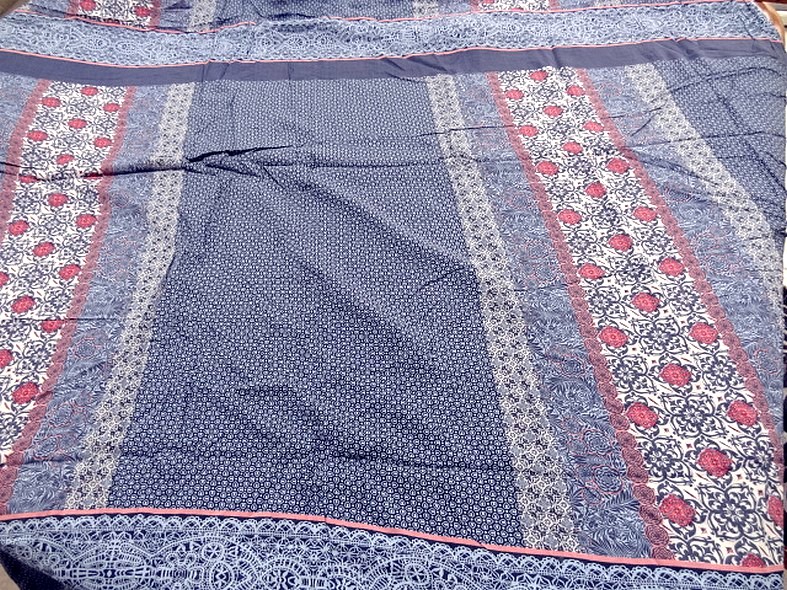 Coton viscose orient bleu cerule 5