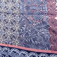 Coton viscose orient bleu cerule 6
