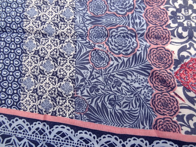 Coton viscose orient bleu cerule 6