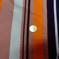 Coton viscose raye marine orange et chair 2 