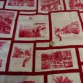 Coton viscose cadre cartes postales 01