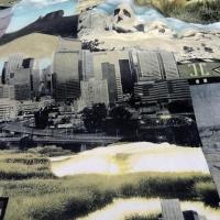 gabardine coton imprimé motifs USA 0