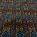 polaire épaisse imprimée bleu-orange