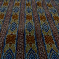 polaire épaisse imprimée bleu-orange