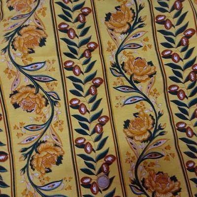 Coupon de tissu provencal jaune6