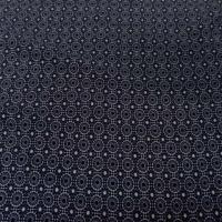 Coupon de viscose imprime noir blanc 3 