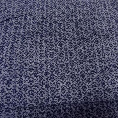 viscose imprimé tons bleus 4