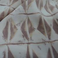 Crepe blanc motif silex ethnique 2 
