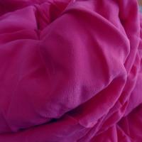 Crêpe de soie fuchsia 01