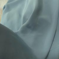 Crepe de soie bleu layette 1 
