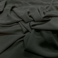 Crepe de soie tres fin kaki gris 2 