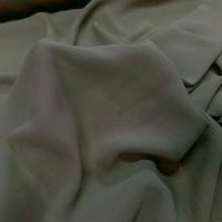 Crepe de soie tres fin kaki gris 3 