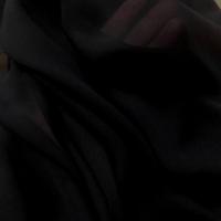 Crepe de soie tres fin noir 2 