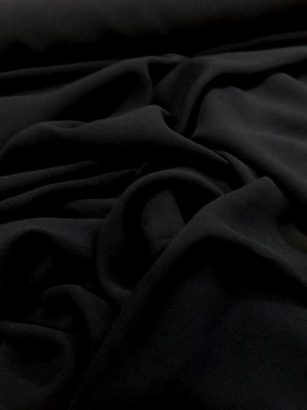 Crepe de soie tres fin noir 3 