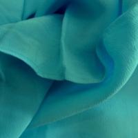 Crêpe de soie turquoise 03