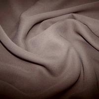 Crepe polyester chataigne 1 1