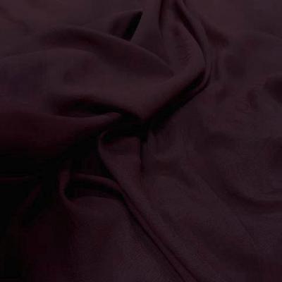 Crepe polyester lie de vin 2 1